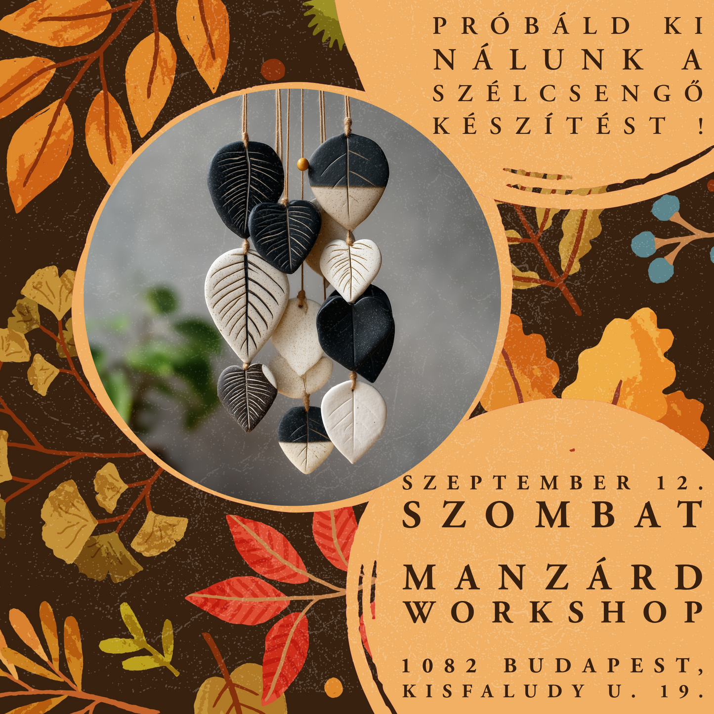 Próbáld ki nálunk a szélcsengő készítést! - Extra workshop Terdi Panka természeti nevelő, erdőterapeutával