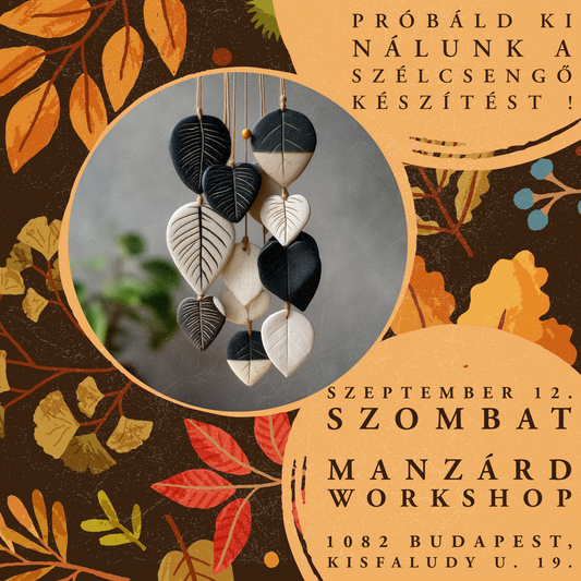 Próbáld ki nálunk a szélcsengő készítést! - Extra workshop Terdi Panka természeti nevelő, erdőterapeutával