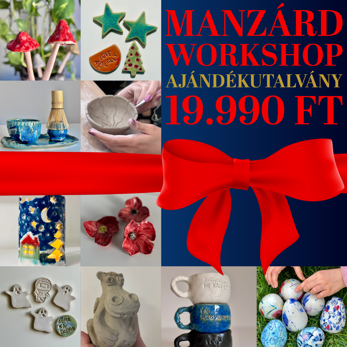 Ajándékozz Manzárd Workshop foglalkozásokat! - Ajándékutalvány 19.990.-Ft értékben