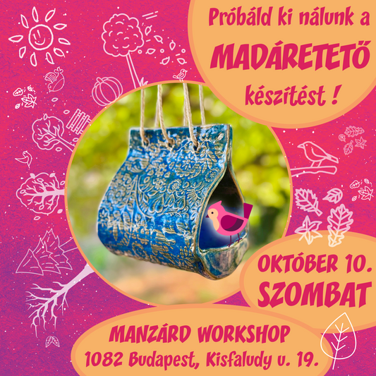 Próbáld ki nálunk a madáretető készítést! - Extra workshop Terdi Panka természeti nevelő, erdőterapeutával