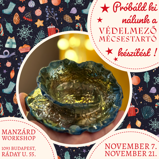 Próbáld ki nálunk a védelmező mécsestartó készítést! - Nyílt napok a műhelyünkben