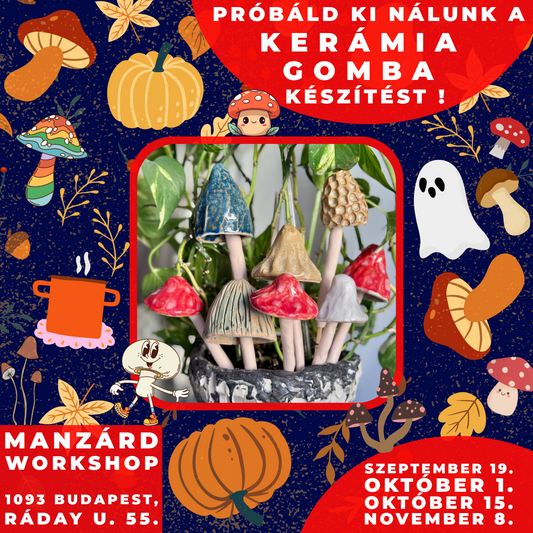 Próbáld ki nálunk a gomba készítést! - Nyílt napok a műhelyünkben