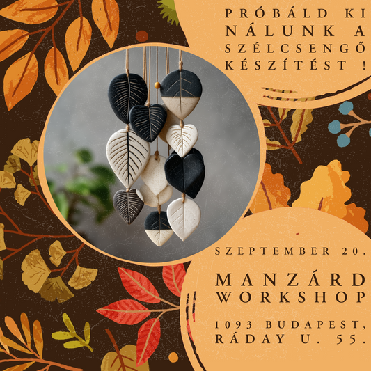 Próbáld ki nálunk a szélcsengő készítést! - Extra workshop a műhelyünkben