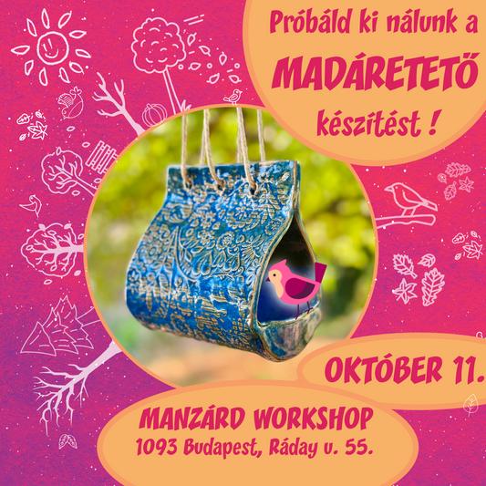 Próbáld ki nálunk a madáretető készítést! - Extra workshop a műhelyünkben