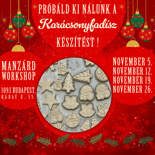 Próbáld ki nálunk a karácsonyfadísz készítést! - Nyílt napok a műhelyünkben